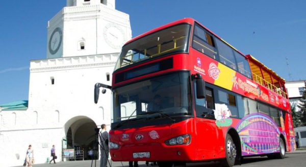Обзорная экскурсия по Казани на красном двухэтажном автобусе