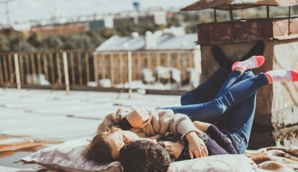 Романтическое свидание на крыше Санкт-Петербурга