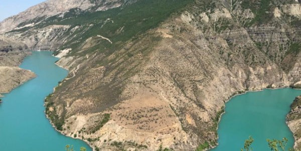 Сулакский каньон из Дербента