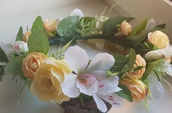 Короны и букеты из искусственных цветов
