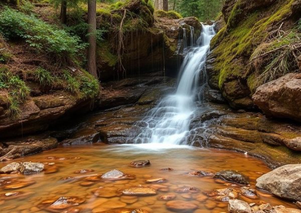 Honey Waterfalls of Karachay-Cherkessiaфото